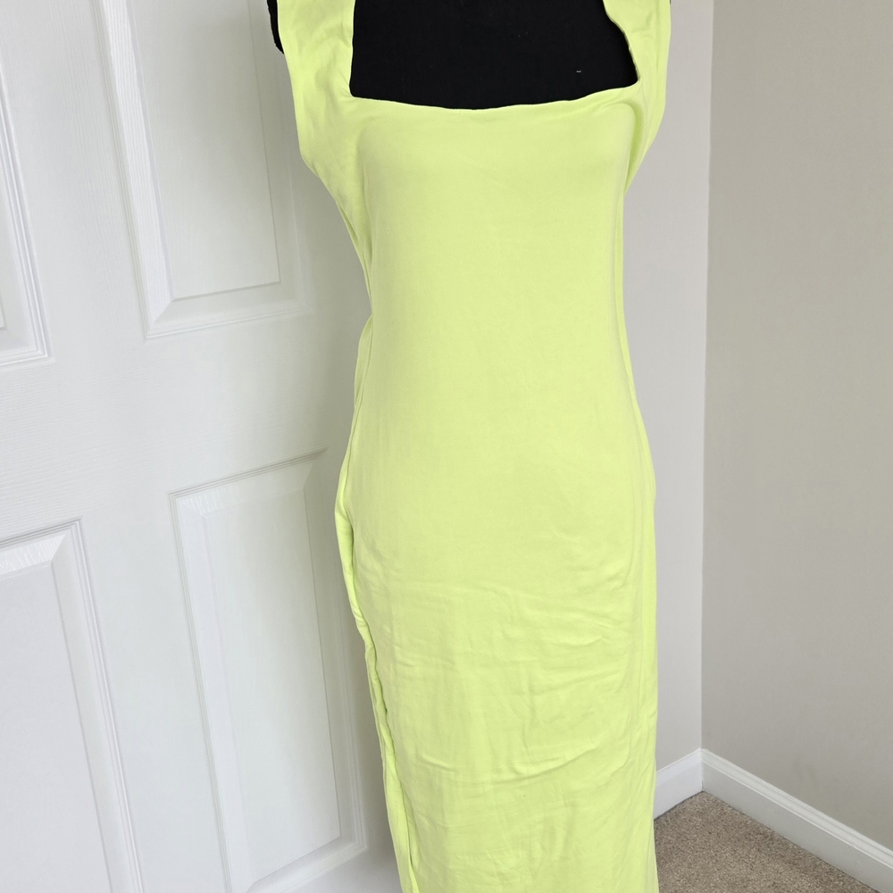 Lime Green Sleeveless Dress